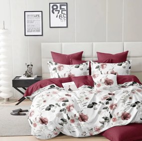 Kétoldalas ágyneműhuzat DUO SENSE ROSALIA mintás + párnahuzat 40x50 cm INGYEN Ágyneműhuzat mérete: 70 x 90 cm | 140 x 200 cm