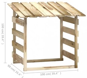 2 db impregnált fenyőfa pergola tetővel 100 x 90 x 100 cm