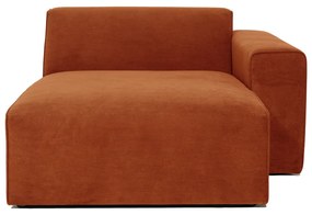 Sting narancssárga kordbársony kanapé modul, jobb oldali - Scandic