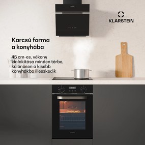 Klarstein SmartSlim sütő, Slim kivitel, 9 funkció, 49 l térfogat, könnyű tisztítás, EEK A