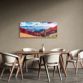 Egy kép egy színes őszi tájról (120x50 cm)