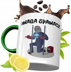 Zöld Bögre Hegesztőnek Születésnapra Ajándék fényképes nyomtatással