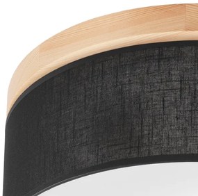 Brilagi - LED mennyezeti lámpa BELLADONNA 2xE27/15W/230V, 40 cm, fekete/fenyő