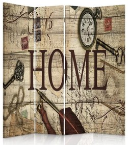 Gario Paraván Home vintage kompozíció Méret: 145 x 170 cm, Kivitelezés: Klasszikus paraván