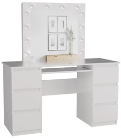 Drohmo Marina fésülködő asztal, 98x76x51 cm, fehér