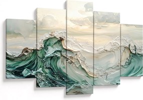 Kép - 3D tengeri absztrakció (150x105 cm)