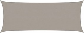 vidaXL világosszürke négyszögletű HDPE napvitorla 160 g/m² 2x4,5 m