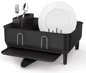 Simplehuman Compact edénycsepegtető, acél, műanyag, FPP, fekete