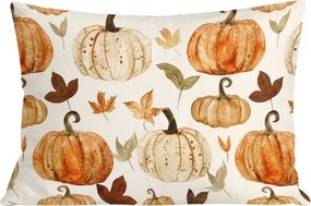Flanel párnahuzat PUMPKINS & STRIPES 50x70 cm, színes kivitel