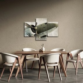 Kép - Régi légcsavaros repülőgép (90x60 cm)