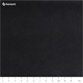 Sötétszürke kárpitozott franciaágy tárolóhellyel ágyráccsal 180x200 cm Juniper – Mazzini Beds