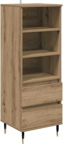 vidaXL Magasfiú fiókkal Artisan tölgy 40 x 36 x 110 cm Faanyag
