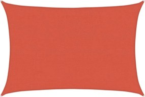 vidaXL terrakotta HDPE napvitorla 160 g/m² 4 x 5 m