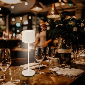 Briloner 7521016 - SIGO LED dimmelhető asztali lámpa 2,5W/5V IP44 2600 mAh fehér