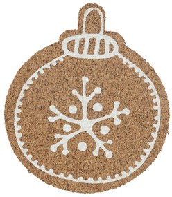 Altom Kork alátét Christmas tree bauble 10,7 x 10x 0,3 cm, 6 db-os szett