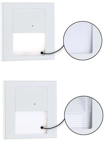 Paulmann 80002 - LED 1W lépcsővilágítás TSARO érzékelővel 230V vezetékes/fehér