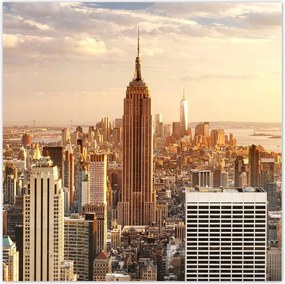 Plakátok 30x30 New York Felülnézet