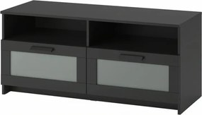 Ikea Brimnes Tv pad Rtv szekrény, fekete, 120x41x53 cm