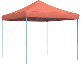 vidaXL terrakotta összecsukható felugró rendezvénysátor 292x292x315 cm