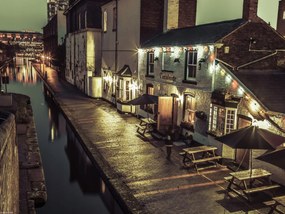 Poszter 40x30cm Gáz utca este Birminghamben, Assaf Frank