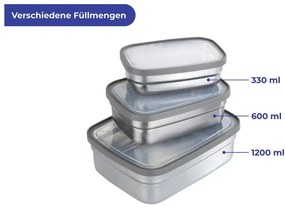 Élelmiszertartó szett 3 db-os – Maximex