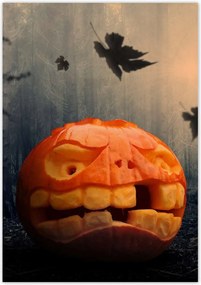 Poszterek 70x100 Halloween Sütőtök