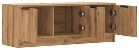 TV szekrény Artisan tölgy 102x35x36,5 cm Műanyag fa
