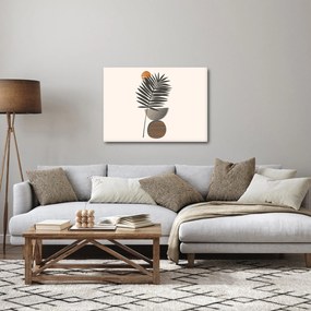 Kép - Absztrakció pálmalevéllel (70x50 cm)