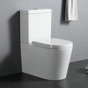 Paulo rimless WC kombi alsó/hátsó kifolyással