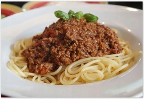 Poszterek 155x105 Spagetti hússal