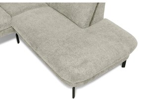 Világosszürke sarokkanapé (jobb oldali) Gomero – Scandic