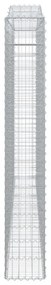 íves horganyzott vas gabion kosár 400x30x200/220 cm