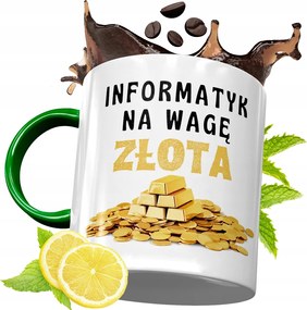 Zöld Bögre Informatikusoknak Születésnapi Ajándék fényképes nyomtatással