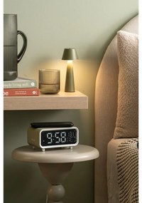 Digitális ébresztőóra vezeték nélküli töltővel Chunky LED – Karlsson