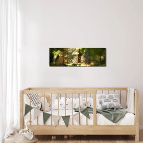 Park képe (órával) (90x30 cm)