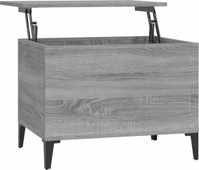 vidaXL szürke sonoma színű szerelt fa dohányzóasztal 60x44,5x45 cm