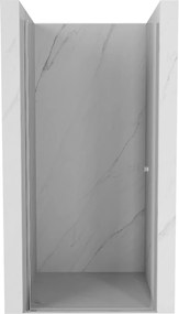Mexen Pretoria, nyitható zuhanyajtó 75 x 190 cm, 6 mm átlátszó üveg, króm profil, 852-075-000-01-00-D