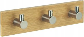 Akasztós Törölközőtartó Fürdőköpeny öntapadós Bambusz LUR-05 Evg