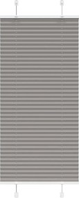 vidaXL pliszírozott redőny antracit 65x100 cm szövetszélesség 64,4 cm