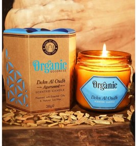 Dehn Al Oudh - Agarwood 200 g organikus gyertyaborostyánszínű üvegben
