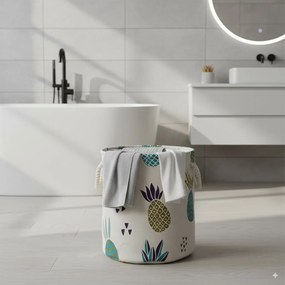 Ananászos tároló kosár 40 x 45 cm - l méret