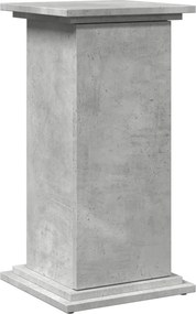 vidaXL betonszürke szerelt fa bemutatóállvány tárolóval 31x30x60 cm