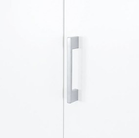 Miami gardróbszekrény 120x205 cm fehér-yorki tölgy