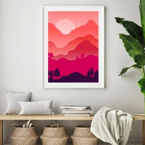 Poszter - Hegyi táj (A4)