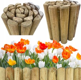 Rollborder 7x40x200 cm fa kerĂtĂ©s gyepszegĂ©ly