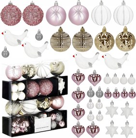 Karácsonyfadísz Nád 40 Db-os Karácsonyfa Medál Szett Törhetetlen