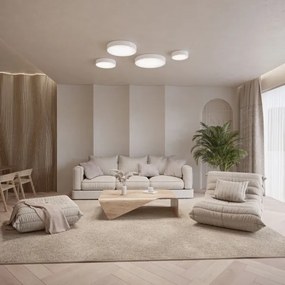 Brilagi - LED RGBW fényerőszabályozható fürdőszobai mennyezeti lámpa CLARE 1xE27/9W/230V IP54 Wi-Fi fehér
