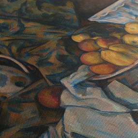 Kép - Paul Cézanne, Still Life with Apples and Peaches, reprodukciók (120x50 cm)
