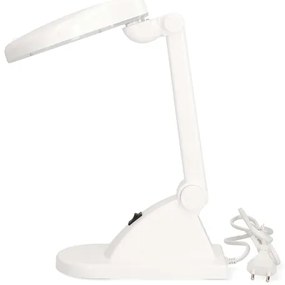Nedis MAGLE1WT - LED nagyítós asztali lámpa LED/6W/230V fehér