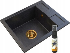 Arany Falra Szerelhető Szivar Gránit mosogató Best